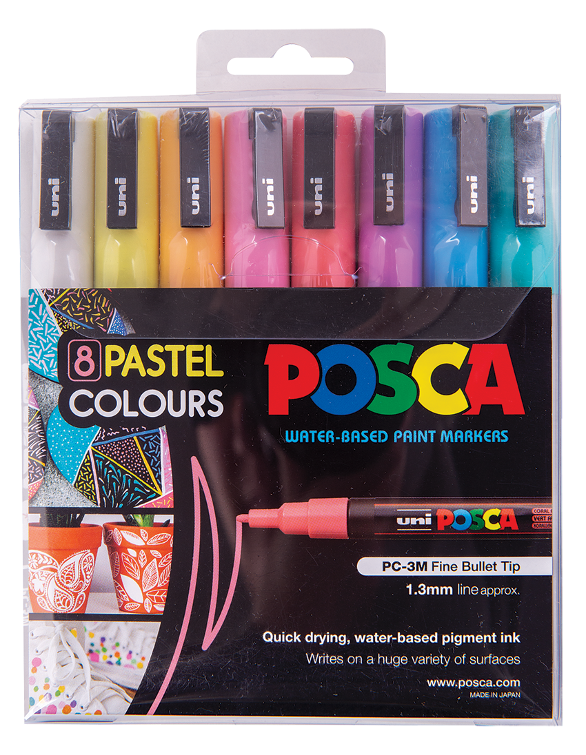 We provide high-quality Posca Marker Fine Pastel Colours - Pack of